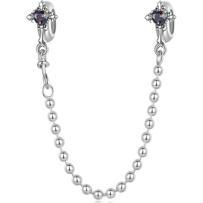 P&J Jewellery Stříbrný Bezpečnostní řetízek Nit osudu SSB12