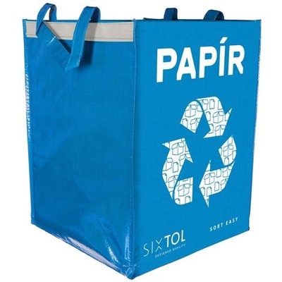 Taška Sixtol na triedený odpad Sort Easy Paper, 30 x 30 x 40 cm, 36 l