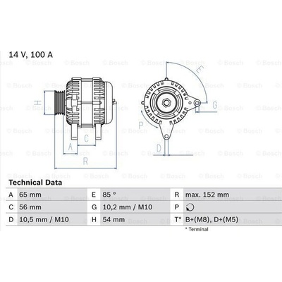 Alternátor BOSCH 0 986 047 270