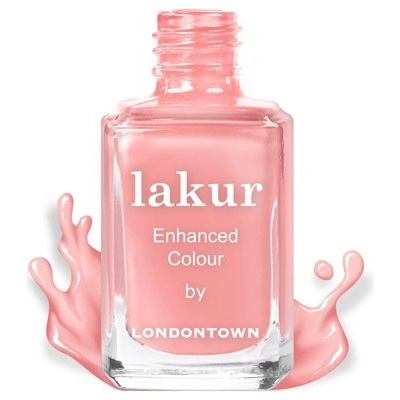Londontown Lakur Invisible Crown lak na nechty průsvitná růžová 12 ml