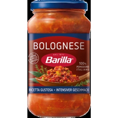 Barilla Paradajková Omáčka Bolognese s Mäsom a Zeleninou na Cestoviny 400g