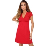 Donna Нощница Koszulka-Klarisa-Red-CzerwonyV-59591-Czerwony - Бордо, размер 36