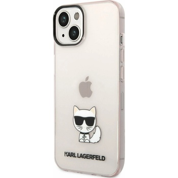 KARL LAGERFELD Choupette Logo Заден протектор за iPhone 14 Plus Pink Karl Lagerfeld | Rozov | МЪЖЕ | UNI