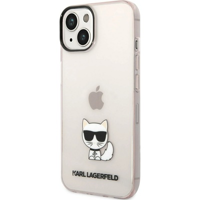 KARL LAGERFELD Choupette Logo Заден протектор за iPhone 14 Plus Pink Karl Lagerfeld | Rozov | МЪЖЕ | UNI