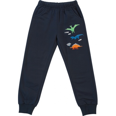 xcena Bavněné tepláky tmavě modré DINO