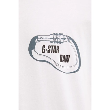 G-Star Raw Тениска G-Star Raw в бяло с принт D25085-C506 (D25085.C506)