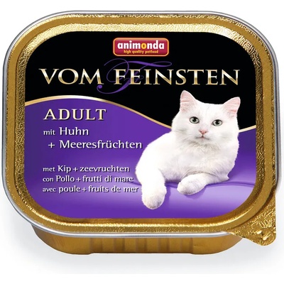 Animonda Vom Feinsten Classic with pollo frutti di mare пастет за котка с пилешко и морски дарове 100gr