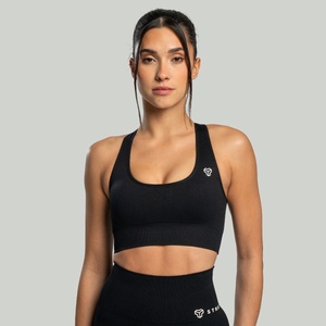 GymBeam STRIX Безшевен спортен сутиен Black XS