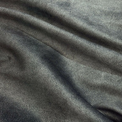 Velurová potahová látka Salvador Anthracite pro nábytek, metráž - Pet Proof