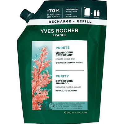 YVES ROCHER Botanical Solutions Detoxikační šampon 600 ml