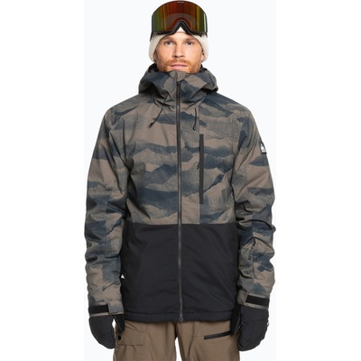 Quiksilver Мъжко яке за сноуборд Quiksilver Mission Printed Block mountain spray canteen