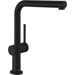 Hansgrohe Кухненски смесител Hansgrohe Talis M54 270 Eco с издърпващ се душ, матово черно, 1 струя (72845670)