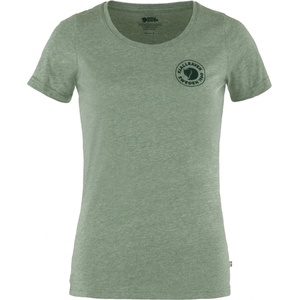 Fjällräven Дамска тениска Fjällräven Women's 1960 Logo T-shirt - Patina Green / Melange - размер XXS (116-5715-0511)