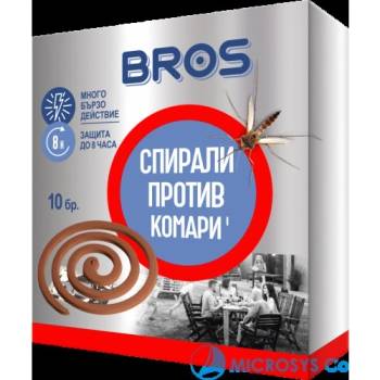 Bros - Полша Спирали против комари 10 бр. БРОС - bs 012