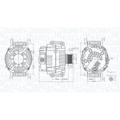 Alternátor MAGNETI MARELLI 063732072010