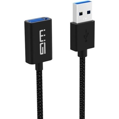 WG 9546 USB/USB prodlužovací, 1m, černý