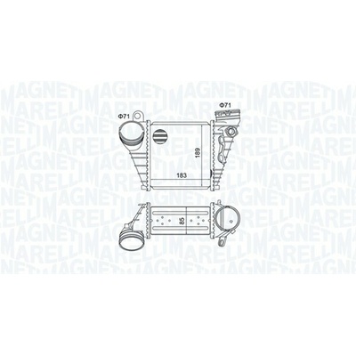 Chladič plniaceho vzduchu MAGNETI MARELLI 351319205230