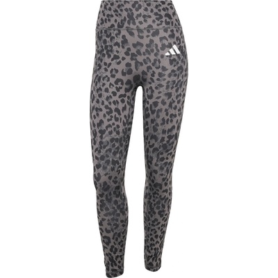 adidas Дамски клин adidas Women's Optimé Essentials Leopard 7/8 Leggings - Earth Strata / Brown / Black - размер XS (111-2131-0111)
