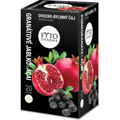 FYTO GRANÁTOVÉ JABLKO & ACAI ovocno bylinný čaj 20 x 2 g