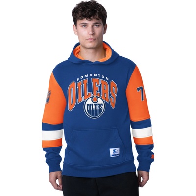 Starter pánska mikina Edmonton Oilers End Zone Fleece Hoodie