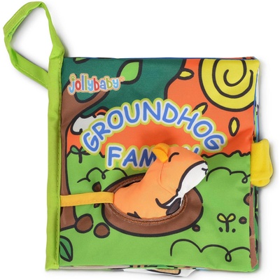 Jollybaby Мека книжка с играчка Groundhog 2012063 (111086)