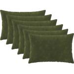 vidaXL Калъфка за възглавница 6 pcs HEERLEN Зелено 50 x 75 cm (911700)