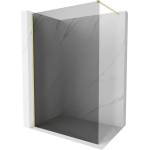 Mexen Kioto-X Душ параван Walk-in 100 x 200 см, графит 10 мм, златно четкан - 800-100-101-55-40-X (800-100-101-55-40-X)
