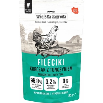 Wiejska Zagroda Kuřecí Filety s Tuňákem 85 g