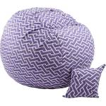PUFRELAX Комплект Барбарон и декоративна възглавница 600л. King Size, Zippity Purple, Перящ се калъф, Пълнеж с микс от мемори пяна и дунапрен, Гама Premium (PUF-M-KP-PT-ZIP) - topmall