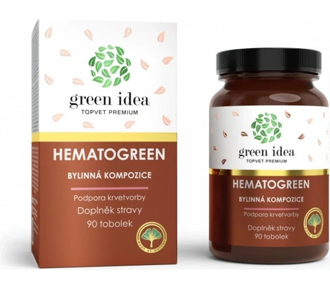 Green idea Hematogreen 90 kapsúl