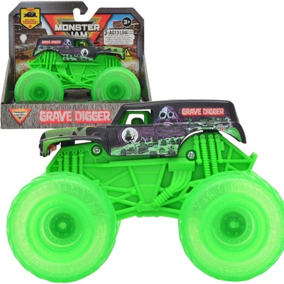 Monster Jam auto s podsvícenými koly GRAVE DIGGER 1:43
