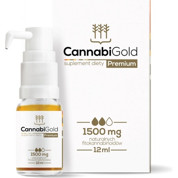 CannabiGold Premium zlatý olej 15% CBD 10 g