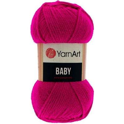YarnArt Baby 8041 neonově růžová