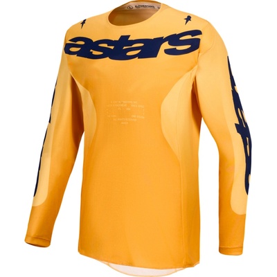 Alpinestars Racer Amber oranžová/zlatá/tmavo modrá