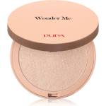 PUPA Milano Wonder Me Glow компактна озаряваща пудра цвят 102 - Pure Gold 7.5 гр