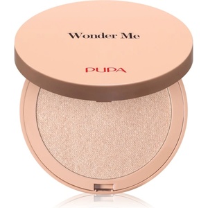 PUPA Milano Wonder Me Glow компактна озаряваща пудра цвят 102 - Pure Gold 7.5 гр