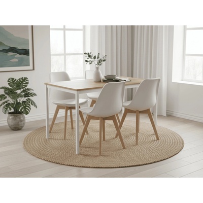 Textilomanie stůl Ramod + židle Kito 1 + 4 – Zboží Dáma