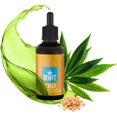 Bewit Cbd Full Spectrum 3000 mg S Kadidlovým Esenciálním Olejem 50 ml