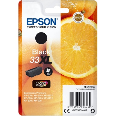 Epson Oranges C13T33514012 глава и патрон за мастиленоструен принтер 1 броя Оригинал Висок (XL) добив Черен (C13T33514012)