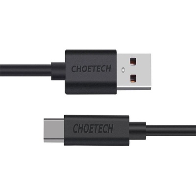 Choetech Кабел Choetech AC0002, USB към USB-C, 1m, черен (AC0002)
