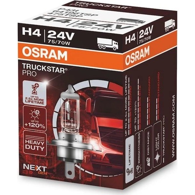 Osram Truckstar PRO H4 P43T 24V 75/70W 64196TSP