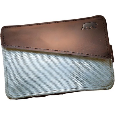 Alaskan Maker Látková mini vintage peněženka s kůží Handy Sky Blue