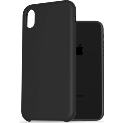 AlzaGuard Premium Liquid Silicone Case iPhone Xr čierne