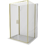 Mexen Exo-B Duo 3S душ кабина 3-стенна, 70 x 100 см, прозрачна, златиста (814-070-100-50-00-3S)