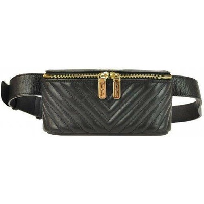 Pierre Cardin kožená kabelka FRZ 1660 SAVAGE černá