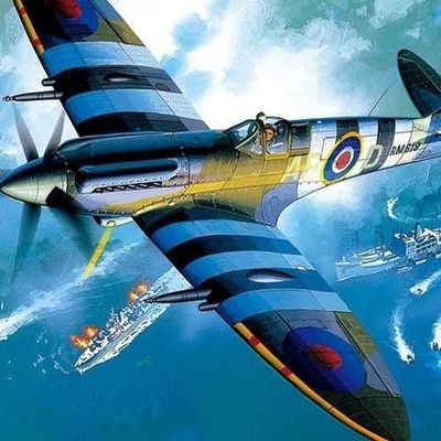 Academy Model Kit letadlo 12274 SPITFIRE MK.XIV-C 1:48