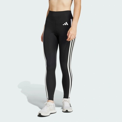 adidas OPTIME ESSENTIALS 3 STRIPES Dámské legíny Černá Bílá