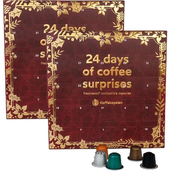 Kaffekapslen | Коледен календар с капсули - Двоен пакет - за Nespresso®