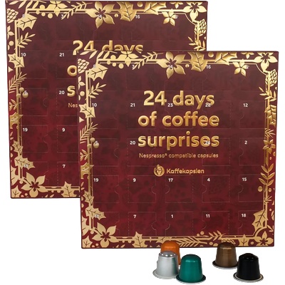 Kaffekapslen | Коледен календар с капсули - Двоен пакет - за Nespresso®