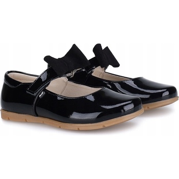 Emel e2703d-2 kožené balerínky laky černé